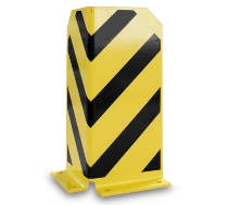 hofe Anfahrschutz für Palettenregal SP 90600 L-Form gelb/schwarz inkl. 4 Bodenankern