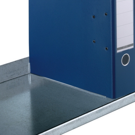 hofe Fachboden mit Anschlagkante (ohne Befestigungsmaterial) Z07302 einseitig (BxT) 750x300mm verzinkt (2er Pack)
