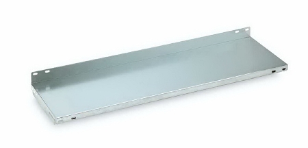 hofe Fachboden mit Anschlagkante Z07302/040 einseitig inkl.4 Fachbodenträger (BxT) 750x300mm verzinkt