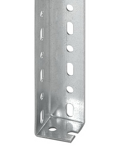 hofe Winkelpfosten Fachlast 200/300kg Z42150 (Maße) 42/42/2,0 x Länge 1500mm verzinkt (4er Pack)