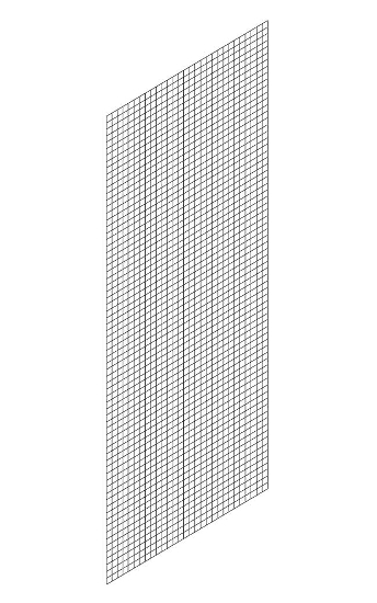 hofe Seiten-Gitterwand Orion Plus Z525080 (HxT) 2500x800mm verzinkt