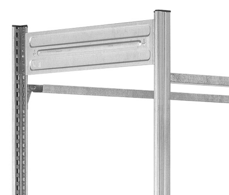 Hofe Aussteifungstraverse Z53413 Orion Plus für Regalbreite 1300mm verzinkt (VE 1 Paar)