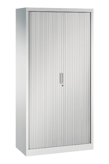 C+P Rollladenschrank BASIS-32 032203-00-001 4 Einlegeböden Kunststoff-Lamellen (HxBxT)1980x1200x430mm 7035