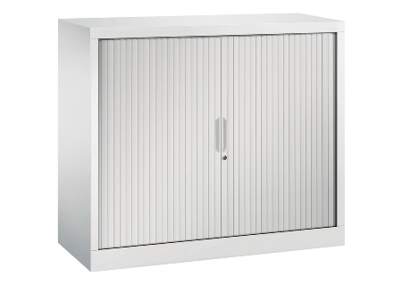 C+P Rollladenschrank BASIS-32 032203-00-001 4 Einlegeböden Kunststoff-Lamellen (HxBxT)1980x1200x430mm 7035