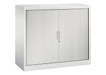 C+P Rollladenschrank BASIS-32 032203-00-001 4 Einlegeböden Kunststoff-Lamellen (HxBxT)1980x1200x430mm 7035