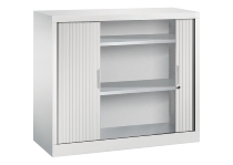 C+P Rollladenschrank BASIS-32 032203-00-001 4 Einlegeböden Kunststoff-Lamellen (HxBxT)1980x1200x430mm 7035