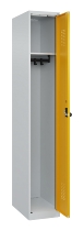 C+P Spind Evolo PLUS 049000-10 bodenstehend 1 Abt. 300mm Drehriegel (HxBxT) 1850x300x500mm 7035/1004