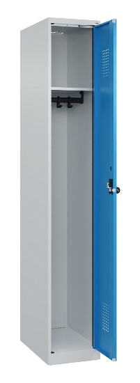 C+P Spind Evolo PLUS 049000-30 bodenstehend 3 Abt. 300mm Drehriegel (HxBxT) 1850x900x500mm 7035/0004