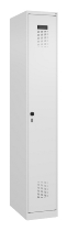 C+P Spind Evolo PLUS 049000-30 bodenstehend 3 Abt. 300mm Drehriegel (HxBxT) 1850x900x500mm 7035/0004