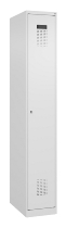 C+P Spind Evolo PLUS 049000-30 bodenstehend 3 Abt. 300mm Drehriegel (HxBxT) 1850x900x500mm 7035/0004