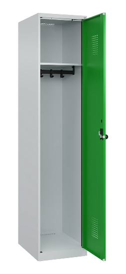 C+P Spind Evolo PLUS 049000-30 bodenstehend 3 Abt. 300mm Drehriegel (HxBxT) 1850x900x500mm 7035/0004