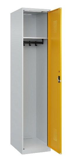 C+P Spind Evolo PLUS 049000-30 bodenstehend 3 Abt. 300mm Drehriegel (HxBxT) 1850x900x500mm 7035/0004