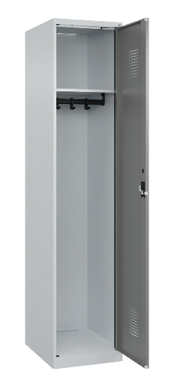 C+P Spind Evolo PLUS 049000-30 bodenstehend 3 Abt. 300mm Drehriegel (HxBxT) 1850x900x500mm 7035/0004
