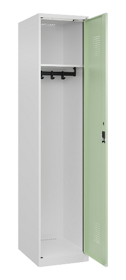 C+P Spind Evolo PLUS 049000-30 bodenstehend 3 Abt. 300mm Drehriegel (HxBxT) 1850x900x500mm 7035/0004