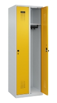C+P Spind Evolo PLUS 049000-30 bodenstehend 3 Abt. 300mm Drehriegel (HxBxT) 1850x900x500mm 7035/0004