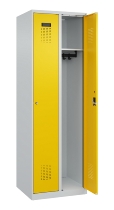 C+P Spind Evolo PLUS 049000-30 bodenstehend 3 Abt. 300mm Drehriegel (HxBxT) 1850x900x500mm 7035/0004
