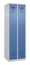 C+P Spind Evolo PLUS 049000-30 bodenstehend 3 Abt. 300mm Drehriegel (HxBxT) 1850x900x500mm 7035/0004