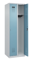 C+P Spind Evolo PLUS 049000-30 bodenstehend 3 Abt. 300mm Drehriegel (HxBxT) 1850x900x500mm 7035/0004