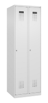 C+P Spind Evolo PLUS 049000-30 bodenstehend 3 Abt. 300mm Drehriegel (HxBxT) 1850x900x500mm 7035/0004