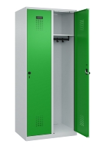 C+P Spind Evolo PLUS 049000-30 bodenstehend 3 Abt. 300mm Drehriegel (HxBxT) 1850x900x500mm 7035/0004