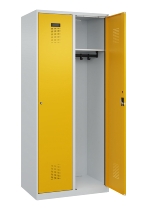 C+P Spind Evolo PLUS 049000-30 bodenstehend 3 Abt. 300mm Drehriegel (HxBxT) 1850x900x500mm 7035/0004