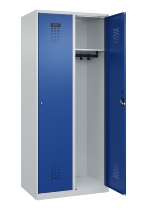 C+P Spind Evolo PLUS 049000-30 bodenstehend 3 Abt. 300mm Drehriegel (HxBxT) 1850x900x500mm 7035/0004