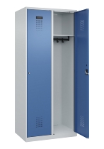 C+P Spind Evolo PLUS 049000-30 bodenstehend 3 Abt. 300mm Drehriegel (HxBxT) 1850x900x500mm 7035/0004