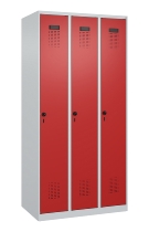 C+P Spind Evolo PLUS 049000-30 bodenstehend 3 Abt. 300mm Drehriegel (HxBxT) 1850x900x500mm 7035/0004
