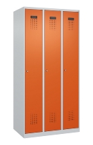 C+P Spind Evolo PLUS 049000-30 bodenstehend 3 Abt. 300mm Drehriegel (HxBxT) 1850x900x500mm 7035/0004