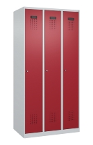 C+P Spind Evolo PLUS 049000-30 bodenstehend 3 Abt. 300mm Drehriegel (HxBxT) 1850x900x500mm 7035/0004