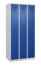 C+P Spind Evolo PLUS 049000-30 bodenstehend 3 Abt. 300mm Drehriegel (HxBxT) 1850x900x500mm 7035/0004