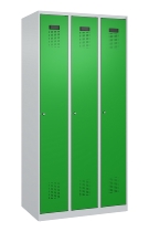 C+P Spind Evolo PLUS 049000-30 bodenstehend 3 Abt. 300mm Drehriegel (HxBxT) 1850x900x500mm 7035/0004