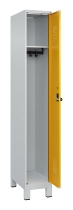 C+P Spind Evolo PLUS 049010-12 mit Füßen 1 Abt. 400mm Zylinderschloss (HxBxT) 1950x400x500mm 7035/0010