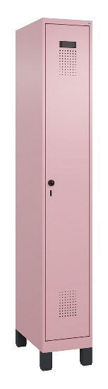 C+P Spind Evolo PLUS 049010-12 mit Füßen 1 Abt. 400mm Zylinderschloss (HxBxT) 1950x400x500mm 1023/1023