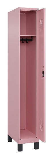 C+P Spind Evolo PLUS 049010-12 mit Füßen 1 Abt. 400mm Zylinderschloss (HxBxT) 1950x400x500mm 1023/1023