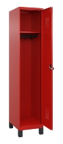 C+P Spind Evolo PLUS 049010-12 mit Füßen 1 Abt. 400mm Zylinderschloss (HxBxT) 1950x400x500mm 1023/1023