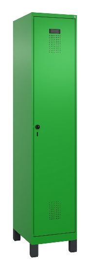 C+P Spind Evolo PLUS 049010-12 mit Füßen 1 Abt. 400mm Zylinderschloss (HxBxT) 1950x400x500mm 1023/1023