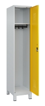 C+P Spind Evolo PLUS 049010-12 mit Füßen 1 Abt. 400mm Zylinderschloss (HxBxT) 1950x400x500mm 7035/0010