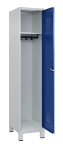 C+P Spind Evolo PLUS 049010-12 mit Füßen 1 Abt. 400mm Zylinderschloss (HxBxT) 1950x400x500mm 7035/0010