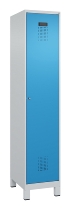 C+P Spind Evolo PLUS 049010-12 mit Füßen 1 Abt. 400mm Zylinderschloss (HxBxT) 1950x400x500mm 7035/0010