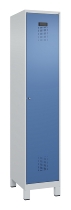 C+P Spind Evolo PLUS 049010-12 mit Füßen 1 Abt. 400mm Zylinderschloss (HxBxT) 1950x400x500mm 7035/0010