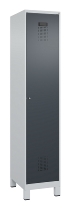 C+P Spind Evolo PLUS 049010-12 mit Füßen 1 Abt. 400mm Zylinderschloss (HxBxT) 1950x400x500mm 7035/0010