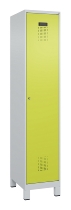 C+P Spind Evolo PLUS 049010-12 mit Füßen 1 Abt. 400mm Zylinderschloss (HxBxT) 1950x400x500mm 7035/0010