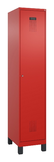 C+P Spind Evolo PLUS 049010-12 mit Füßen 1 Abt. 400mm Zylinderschloss (HxBxT) 1950x400x500mm 1023/1023