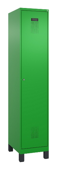 C+P Spind Evolo PLUS 049010-12 mit Füßen 1 Abt. 400mm Zylinderschloss (HxBxT) 1950x400x500mm 1023/1023