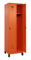 C+P Spind Evolo PLUS 049010-12 mit Füßen 1 Abt. 400mm Zylinderschloss (HxBxT) 1950x400x500mm 1023/1023