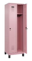 C+P Spind Evolo PLUS 049010-12 mit Füßen 1 Abt. 400mm Zylinderschloss (HxBxT) 1950x400x500mm 1023/1023