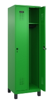 C+P Spind Evolo PLUS 049010-12 mit Füßen 1 Abt. 400mm Zylinderschloss (HxBxT) 1950x400x500mm 1023/1023