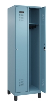 C+P Spind Evolo PLUS 049010-12 mit Füßen 1 Abt. 400mm Zylinderschloss (HxBxT) 1950x400x500mm 1023/1023