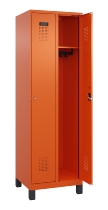 C+P Spind Evolo PLUS 049010-12 mit Füßen 1 Abt. 400mm Zylinderschloss (HxBxT) 1950x400x500mm 1023/1023